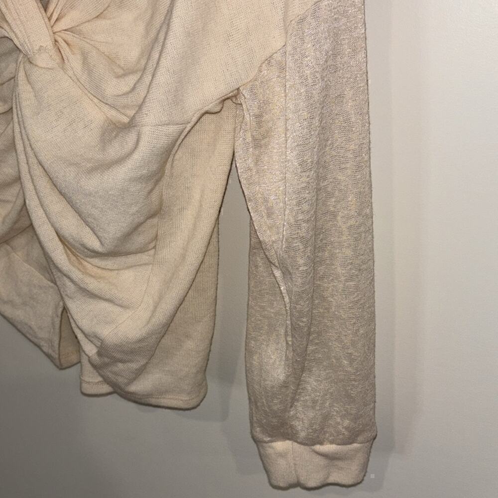Bibi cream long sleeve sweater size large - Picture 2 of 5